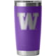 Yeti Rambler 20 oz Tumbler with MagSlider Lid - NCAA Washington, Team Purple, 28100007032