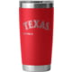 Yeti Rambler 20 oz Tumbler with MagSlider Lid - MLB Texas Rangers, Rescue Red, 28100007055