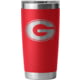 Yeti Rambler 20 oz Tumbler with MagSlider Lid - NCAA Georgia, Rescue Red, 28100007059