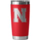 Yeti Rambler 20 oz Tumbler with MagSlider Lid - NCAA Nebraska, Rescue Red, 28100007062