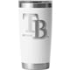 Yeti Rambler 20 oz Tumbler with MagSlider Lid - MLB Tampa Bay Rays, White, 28100007085