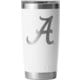 Yeti Rambler 20 oz Tumbler with MagSlider Lid - NCAA Alabama, White, 28100007090