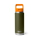 Yeti Rambler 26 oz Water Bottle w/Straw Cap, Olive/King Crab Orange, 21071508800