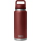 Yeti Rambler 36 oz Water Bottle w/Chug Cap, Stag Red, 21071508357