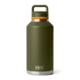 Yeti Rambler 64 oz Water Bottle w/Chug Cap, Olive/King Crab Orange, 21071508522
