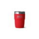 Yeti Rambler 8 oz Stackable Cup w/Durasip Ceramic Lining, Rescue Red, 21071507373