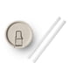 Yeti Rambler Travel Straw Mug Lid, Cape Taupe, Large, 21071507884