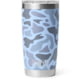 Yeti Rambler Tumbler Mug w/Magslider Lid, 20oz, Blue Camo, 21071507614