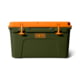 Yeti Tundra 45 Quart Hard Cooler, Olive/King Crab Orange, 10045450025