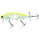 Yo-Zuri 3DB Wake Prop Floating Lure, 105mm, 4-1/8in, Prism Chartreuse Shad, R1476 PCLS
