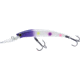 Yo-Zuri Crystal Minnow Deep Diver Walleye, Floating, Purple Wonderbread, 5-1/4in, 7/8oz, #2 Hook, R1301PWB