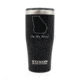 Yukon Outfitters 20oz Tumbler, Black with GA on my Mind engraving, MGYT20BLKGOMM