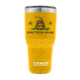Yukon Outfitters 30oz Tumbler, Gold with Dont Tread On Me print, YO30GOLDSNAKE
