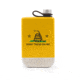 Yukon Outfitters 9oz Highline Flask, Gold with Dont Tread on Me print, YF09DTMG