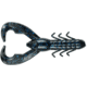 Yum Christie Craw Swim Bait, 8 Pack, 3.5in, Black Blue Flake, YCW321