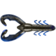 Yum Christie Craw Swim Bait, 8 Pack, 3.5in, Black Blue Shadow, YCW3143