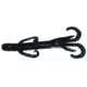 Yum Christie Critter Swim Bait, 10 Pack, 3.5in, Black/Blue Flake, YCR321