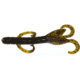 Yum Christie Critter Swim Bait, 10 Pack, 3.5in, Green PumpkinPurple Flake 10, YCR344