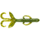 Yum Christie Critter Swim Bait, 10 Pack, 3.5in, Watermelon Seed, YCR309
