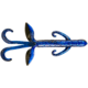 Yum Christie Critter Swim Bait, 8 Pack, 4.5in, Black Blue Shadow, YCR4143