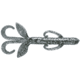 Yum Christie Critter Swim Bait, 8 Pack, 4.5in, Tin Foil, YCR4187