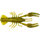 Yum Ned Craw Bait, 2in, Amber Green Flk, YNC2362