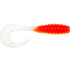 Yum Ribbontail Grub Bait, 15 Pack, 3in, Tangerine 1, YRTG3172