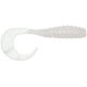 Yum Ribbontail Grub Bait, 15 Pack, 3in, White 1, YRTG327