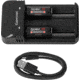 Z-Bolt Rechargeable 18350 Batteries for High Discharge Flashlights, Weapon Lights &amp; Illuminators, 2 Pack, BATTS-2x-18350