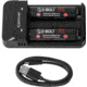 Z-Bolt Rechargeable 18650 Batteries for High Discharge Flashlights, Weapon Lights &amp; Illuminators, 2 Pack, BATTS-2x-18650