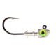 Z-man Diezel Eye Jighead, 3/4 oz, 6/0, 2 Pack, Chartreuse, DE6034-03PK2