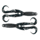 Z-man Gremlin Soft Bait Lure, Black/Blue Flake, 4.5in, GR45-02PK4