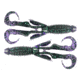 Z-man Gremlin Soft Bait Lure, Junebug, 4.5in, GR45-42PK4