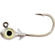 Z-man Trout Eye Finesse Jigheads, Glow, 1/8oz, 3 per Pack, TEFH18-03PK3