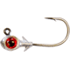 Z-man Trout Eye Finesse Jigheads, Red, 3/16oz, 3 per Pack, TEFH316-01PK3