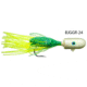 Zak Tackle Bottom Jig - 24oz, Green/Glow Skirt - Glow Head, Z-BJGGR-24