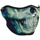 Zan Headgear Neoprene Half Face Mask, Paint Skull - WNFM414H