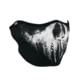 Zan Headgear Neoprene Half Face Mask, Skull Ghost - WNFM409H