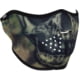 Zan Headgear Neoprene Half Face Mask, Woodland Tie Dye Skull - WNFM611H