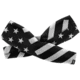 Zan Headgear Sportflex Series Arm Sleeve, Black &amp; White Flag - AL091MD