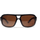 Zeal Optics Brody Mens Sunglasses, Black Plaid Frame and Polarized Copper Lens 10009