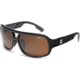 Zeal Optics Brody Mens Sunglasses, Black Plaid Frame and Polarized Copper Lens 10009