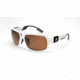 Zeal Optics Brody Mens Sunglasses, White Gloss Frame and Polarized Copper Lens 10008
