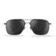 Zeal Optics Pescadero Eco-Friendly Stainless Steel Aviator Polarized Sunglasses, Black/Dark Grey, Medium, 12006