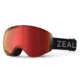 Zeal Optics Portal Goggles, Dark Night Frame, Automatic Rose-Base Polarized w/ Sky Blue Mirror Lens, Medium, 11493