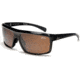 Zeal Optics Ridgeline Sunglasses, Black Gloss Frame and Polarized Copper Lens 10063