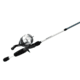 Zebco 33 Custom-Z Spincast Reel and Rod Combo, 6ft 6in 2-PC Telescopic Rod, Medium, Fast, SZ 30 Reel, 4.1-1 Ratio, 14-PC Strike King Tackle Kit, Silver/Blue, 33CZ1SK662M.FB4