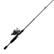 Zebco 33 Custom-Z Spincast Reel and Rod Combo, 6ft 6in 2-PC Telescopic Rod, Medium, Fast, SZ 30 Reel, 4.1-1 Ratio, 2-PC Strike King Tackle Kit, Silver/Purple, 33CZ2SK662M.FB4