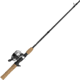 Zebco 33 Cork Micro Spincast Reel and Rod Combo, 5ft 2-PC Graphite Rod w/ Cork Handle, SZ 10 Reel, QuickSet Anti-Reverse Reel w/ Bite Alert, Silver/Black, 33MCC502ULA.NS4
