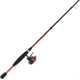 Zebco 33 Micro Trigger Custom Z Spincast Reel and Rod Combo, 5ft, 2-PC Fiberglass Rod, Ultra-Lt, Mod-Fast, SZ 10 Reel, 4.3-1 Ratio, 4lb Line, Red/Blue Assort, 33MTCZ502ULA.NS4